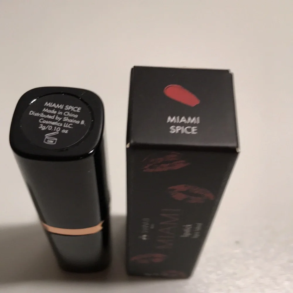 Shaina B Miami lipstick in shade Miami Spice NEW